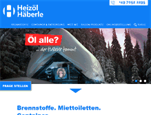 Tablet Screenshot of heizoel-haeberle.de